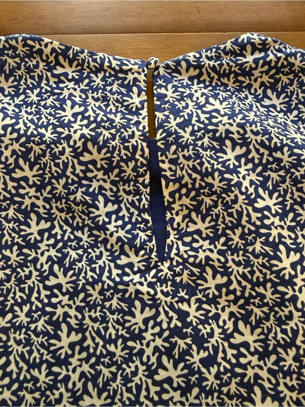 Boden Blue and White Floral Tie-Waist Casual Dress Size 6Long - Picture 10 of 14